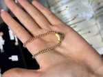 گردنبند طرح قلب و گوی مات - تصویر 2