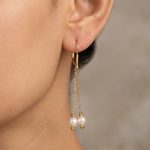 گوشواره آویز مروارید